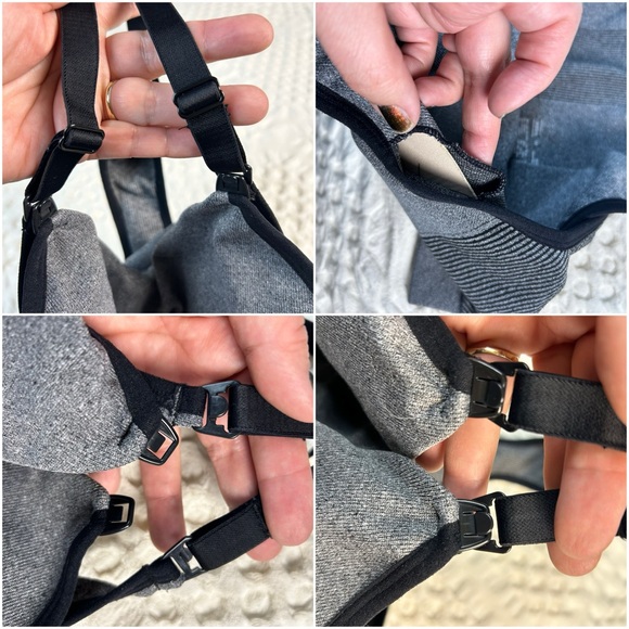 Maternity plus size bundle of 3 gray top nursing bra & New tank top 1x XXL 16/18 - Picture 9 of 16